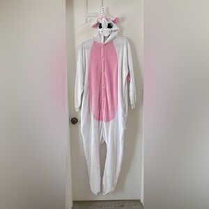 Unicorn Onesie with POCKETS!! Adult Unisex XL/XXL 🦄